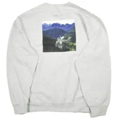 新品 CABARET POVAL キャバレーポヴァール 25AW Schloss Crewneck Blur 8.0oz 裏起毛 クルーネックスウェット 25AW-PVA-SW05 XL Ash トレーナー ノイシュヴァンシュタイン城 トップス g26553のサムネイル