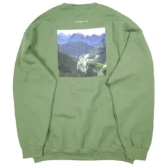 新品 CABARET POVAL キャバレーポヴァール 25AW Schloss Crewneck Blur 8.0oz 裏起毛 クルーネックスウェット 25AW-PVA-SW05 L Military Green トレーナー ノイシュヴァンシュタイン城のサムネイル