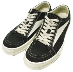 DRKSHDW ダークシャドウ イタリア製 VINTAGE SNEAKS ヴィンテージスニークス DU01C6803 42(27cm) BLACK Rick Owens リックオウエンス スニーカー シューズ g26552のサムネイル