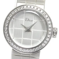 ディオール Dior CD040111 ラ・ディ・ドゥ・ディオール ダイヤベゼル クォーツ レディース 良品 _891589