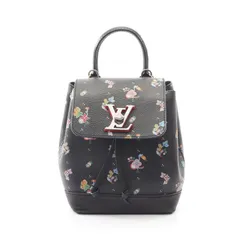 ルイ・ヴィトン LOUIS VUITTON リュックサック バックパック ロックミー バックパック ミニ M54848 ノワール/フローラルプリント レザー ロックミー・バックパックのサムネイル