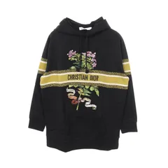 ディオール Dior パーカー エンブロイダリー 刺繍 コットン パーカー レディース Used Aのサムネイル