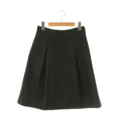 バーニーズニューヨーク BARNEYS NEW YORK スカート ミニ タック 40 ブラック /HK ■ECC004のサムネイル