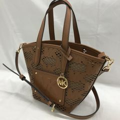 極美品】マイケルコース 2wayバッグ ブルックリン 編み込みレザー