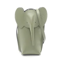 ロエベ LOEWE ショルダーバッグ エレファント ポケット C623B02X04 カーキグリーン レザー エレファント ポケット レディース Used Aのサムネイル