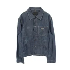 プラダ PRADA デニムジャケット シャンブレー ブルゾン GEB254 ブルー系 その他 デニムジャケット メンズ 未使用のサムネイル