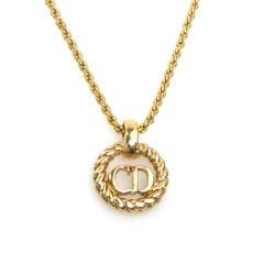 3165-1 保存箱付き極美品✨ Dior ネックレス CD ロゴ 希少 刻印 - メルカリ