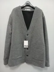 ザラ グレー ポケット カーディガン