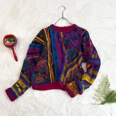 【クージーセーター】coogiレディースL COOGI クージー ニット SOUL OF AUSTRALIA マルチカラー レディース
