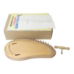 英円楽器 DAKKO 12弦ライア 箱、取扱説明書、楽譜 30×18(cm) NT 美品
