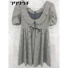 ◇ JILL STUART　ジルスチュアート 半袖 膝丈 ワンピース サイズ0 ブラック＆ベージュ レディース 【中古】 【1002801855147】