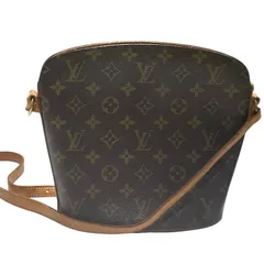 ルイ・ヴィトン LOUIS VUITTON ドルーオ M51290 ブラウン モノグラムキャンバス レディース ショルダーバッグ