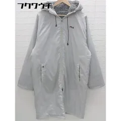 ■ FILA フィラ  長袖 中綿 ジップアップ コート サイズL グレー メンズ  【中古】 【1102190003232】のサムネイル