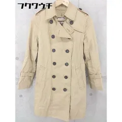 ■ ◎ ESTNATION エストネーション ライナー付 長袖 トレンチコート サイズ38 ベージュ レディース  【中古】 【1103240012747】のサムネイル