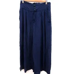 カージュ Khaju ワイドパンツ 紺 ネイビー /RT