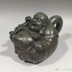 【上品】宜興 紫砂壷 弥勒壺 緑泥 茶道具 煎茶道具 zw427