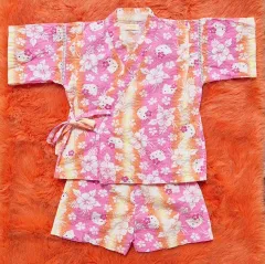 サンリオ ハローキティ 浴衣 上下セット キッズ 100