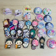 Re:ゼロ リゼロ グッズ 缶バッジ ラバスト まとめ