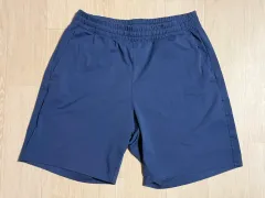 ユニクロ ウルトラストレッチ アクティブ ハーフパンツ ブルー size S