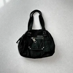 diesel archive metal logo hand bag 黒 y2k 00s ディーゼル メタルロゴ ハンドバッグ トートバッグ 肩掛け 手持ち ブラック 黒 メンズ　レディース　ユニセックス