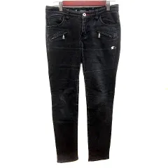 ラブレス LOVELESS パンツ デニム ジーンズ ストレート ロング 36 黒 ブラック /RT