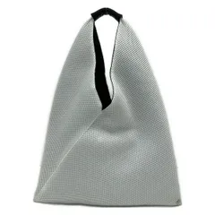 MM6(エムエムシックス) ハンドバッグ ジャパニーズ S54WD0043 白×黒 メッシュ