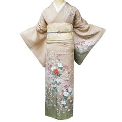逸品】名門藤娘きぬたや 総絞り 華やかな草花紋様 訪問着 さっちゃん