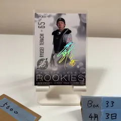 2024 EPOCH 寺地隆成 01/25 サイン 千葉ロッテマリーンズ Pacific League Rookies ファーストナンバー First Number カード