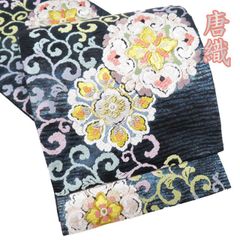 未着用 袋帯 ますいわ屋 花菱 菱文様 金糸 着物 052b - メルカリ