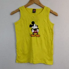 Disney ディズニー タンクトップ キャラクタープリント イエロー Mサイズ レディース 古着 Y2K レトロ アメカジのサムネイル