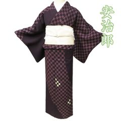 創世舎 洗える着物 粋なストライプ 縦縞 レトロモダン❤️ - メルカリ