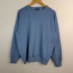 OLD UNIQLO ユニクロ スウェット 無地 ライトブルー Lサイズ メンズ 古着 シンプル　アメカジ