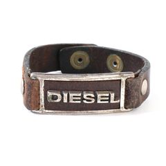 DIESEL】 レザー スタッズ ブレスレット archive y2k パンク - メルカリ