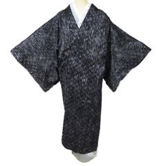 木綿反物 着物 きもの 女性 男性 メンズ レディース カジュアル ゼブラ 