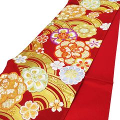 希少】寿 高級御夜具地 別誂 絹交織 品名「花」 40m 婚礼道具 反物