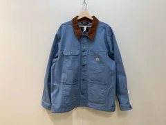 Carhartt カーハート チョアコート カバーオール サイズ2XL 水色 ライトブルー OC6644-M メンズ 襟コーデュロイ コットン