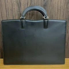 極美品 BEAMS F ビームスF オールレザー ビジネスバッグ ブリーフケース ブラック A4収納可