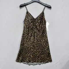 新品 ザラ ヒョウ柄 レオパード ONE PIECE レディース 55 ㅡ0414