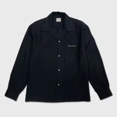 新品未使用 ブエナビスタ BUENA VISTA Guay rayon shirt black オープンカラーシャツ 開襟シャツ レーヨンシャツのサムネイル