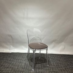 美品■MAGIS■ヴァニティ チェア■ポリカーボネイトクリア■2脚セット■10万 美品□MAGIS□ヴァニティ チェア□ポリカーボネイトクリア□2脚セット