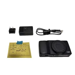 RICOH リコー GR II デジタルカメラ ブラック GR2 APS-C CMOSセンサー Wi-Fi NFC 搭載 コンパクトデジタルカメラ コンデジ スナップ 高級コンデジ 名機 撮影 写真 趣味 取扱説明書欠品 【AL27】AL007151-01のサムネイル