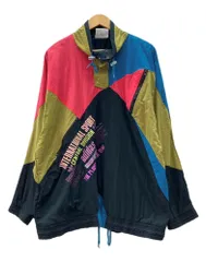アディダス adidas 80s 90s Half Zip Nylon Jacket ハーフジップ ナイロン ジャケット クレイジー Oldadidas アウター ジャケット ロゴ マルチカラー Lサイズ 104MT-3055