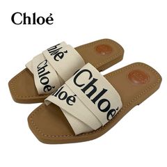 Chloé クロスストラップサンダル ベージュ - メルカリ
