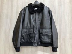 新品＜H＞シープレザー トラックジャケット Lサイズ オーラリー OVY