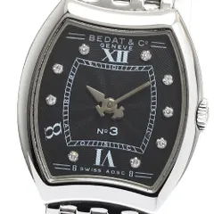 ベダ＆カンパニー BEDAT&Co 304 No.3 9Pダイヤ クォーツ レディース 良品 _908910【ev10】 ベダ＆カンパニー BEDAT&Co 304 No.3 9Pダイヤ クォーツ レディース