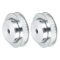 uxcell タイミングベルトプーリー アルミ製アイドラープーリー XL40歯 5/16インチ(8mm)穴径 10mm幅ベルト用、3Dプリンター、CNCマシン、工業用 2個セット