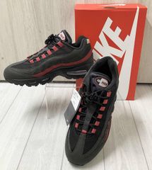 希少】美品ナイキエアマックス95ブラックレーザークリムゾンNIKE27.5cm 