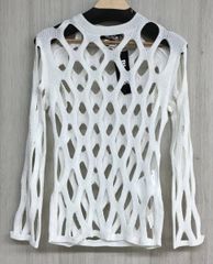 BLACK COMME DES GARCONS メッシュ ニット 網 穴あき - メルカリ