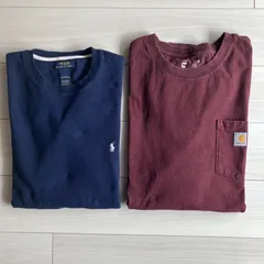 ビッグサイズセット 3XL 4XL  Polo ralph lauren Carhartt２点 まとめ Tシャツ ロングTシャツ  サーマル 長袖 古着 vintage