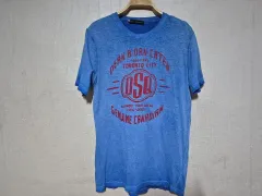 DSQUARED2 ディースクエアード2 ブルー ブルー 半袖 半袖 Tシャツ Tシャツ ( M)